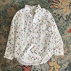Crewcuts sailboat button down dress shirt